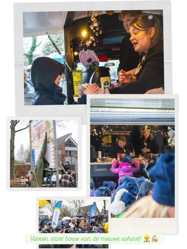 We genieten met deze mooie foto's na van vorige week!Want het was, ondanks het regenachtige weer, een hele feestelijke dag! Met zelfs een lekkere traktatie voor ons allemaal 😊 🌭